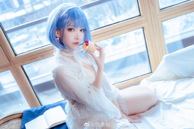 [碧蓝航线]宮本桜cos恰巴耶夫，性感美丽的白骑兵假日