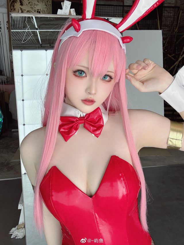 [DARLING in the FRANXX]-屿鱼cos零二，展现兔女郎的性感魅力