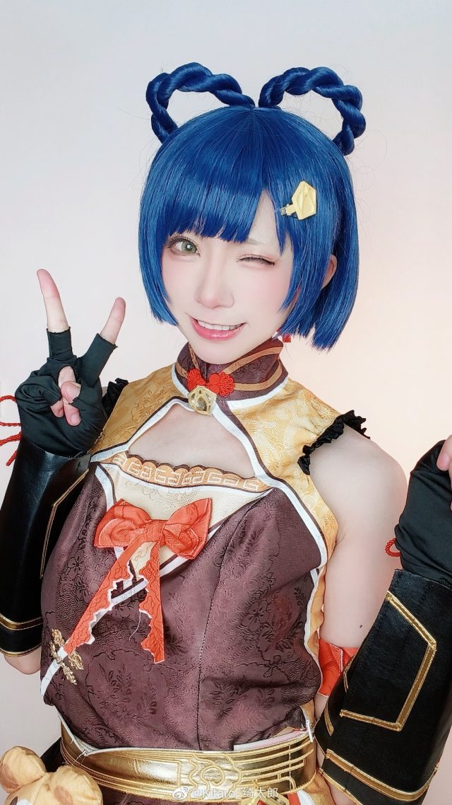 [原神]Kitaro_绮太郎cos香菱，再现“万民百味”的可爱动人