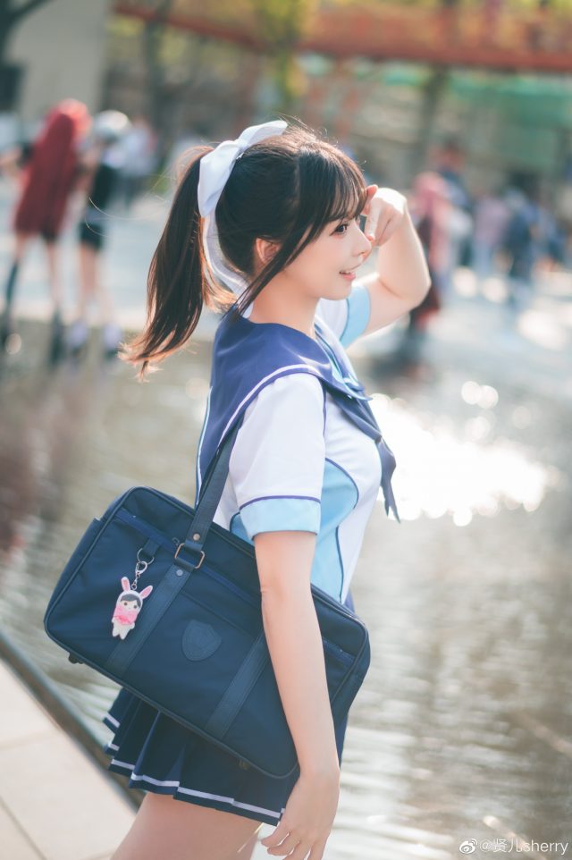 贤儿sherry cos《Love Plus》高岭爱花，绽放可爱迷人的魅力