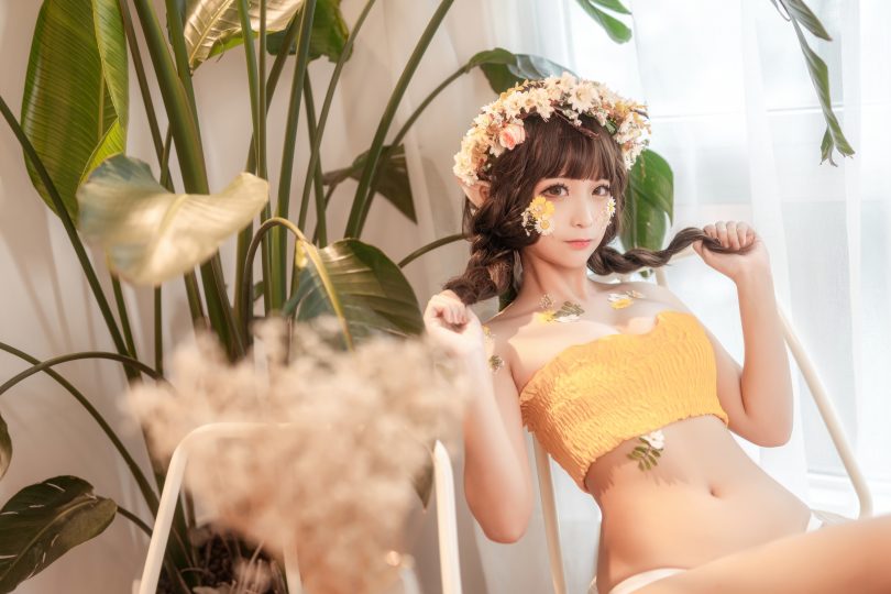 蠢沫沫cosplay | 蠢沫沫 - 尖耳国度·花精灵cos图集 [40P-531MB]