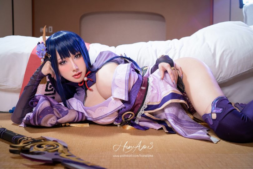 雨波_HaneAme cos作品 | HaneAme雨波 - 原神·雷电将军cos [45P-60MB]