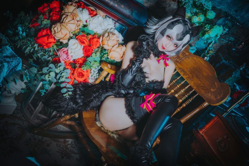 Rioko凉凉子cosplay | rioko凉凉子_FGO·黑贞cos [16P-234MB]