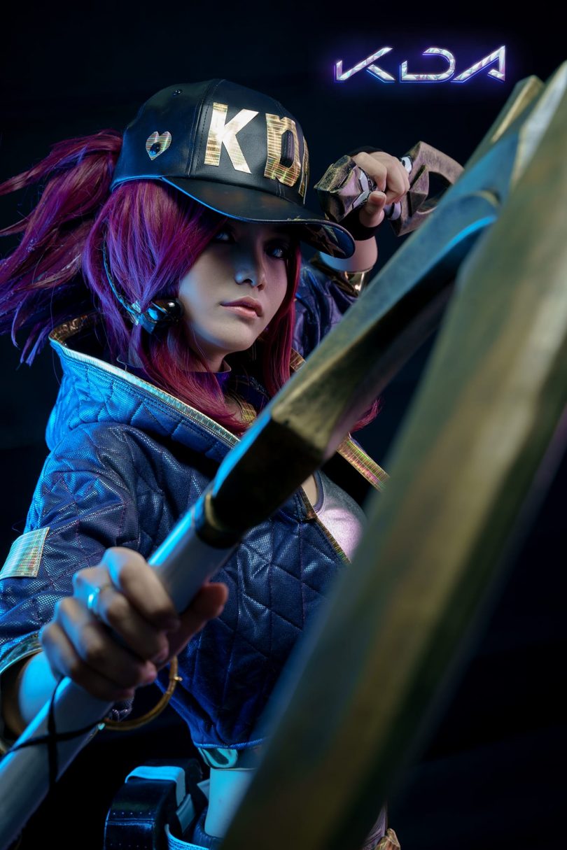 Azami cosplay | Azami_英雄联盟·阿卡丽KDA cos [23P-299MB]