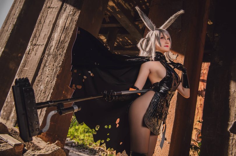 瓜希酱cos暴行 | 瓜希酱_明日方舟·暴行cos图集 [15P-74MB]