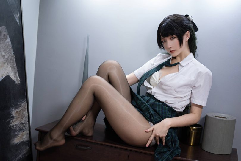 星之迟迟_JK cos系列 | 星之迟迟_JK·绿cos图包 [125P1V-1.16GB]