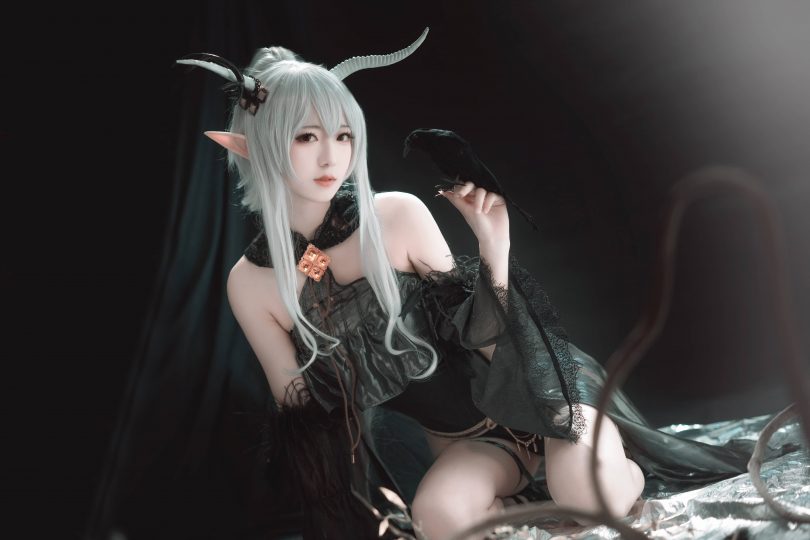 弥音音ww_cos图集 | 弥音音_明日方舟·闪灵cos [16P-166MB]