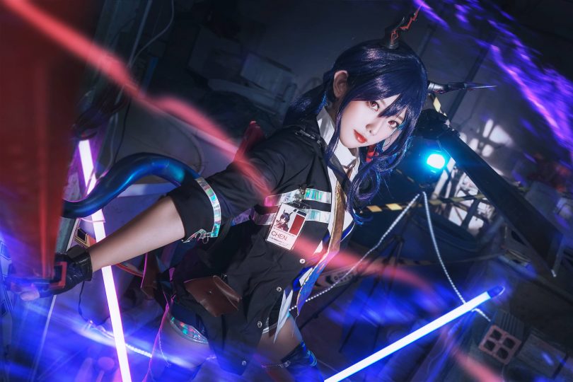 Messie Huang_cos作品 | Messie Huang_明日方舟·陈cos [12P-37MB]