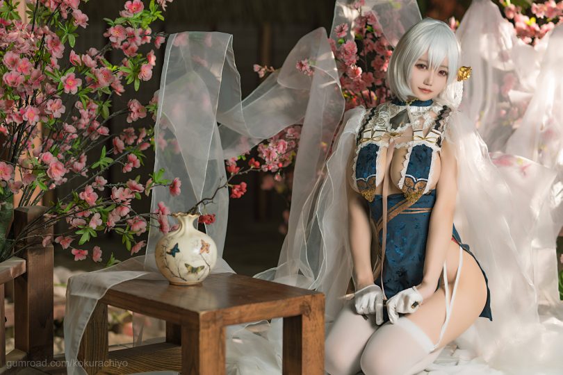 小仓千代w cos作品 | 小仓千代w_碧蓝航线·天狼星旗袍cos [20P-139MB]