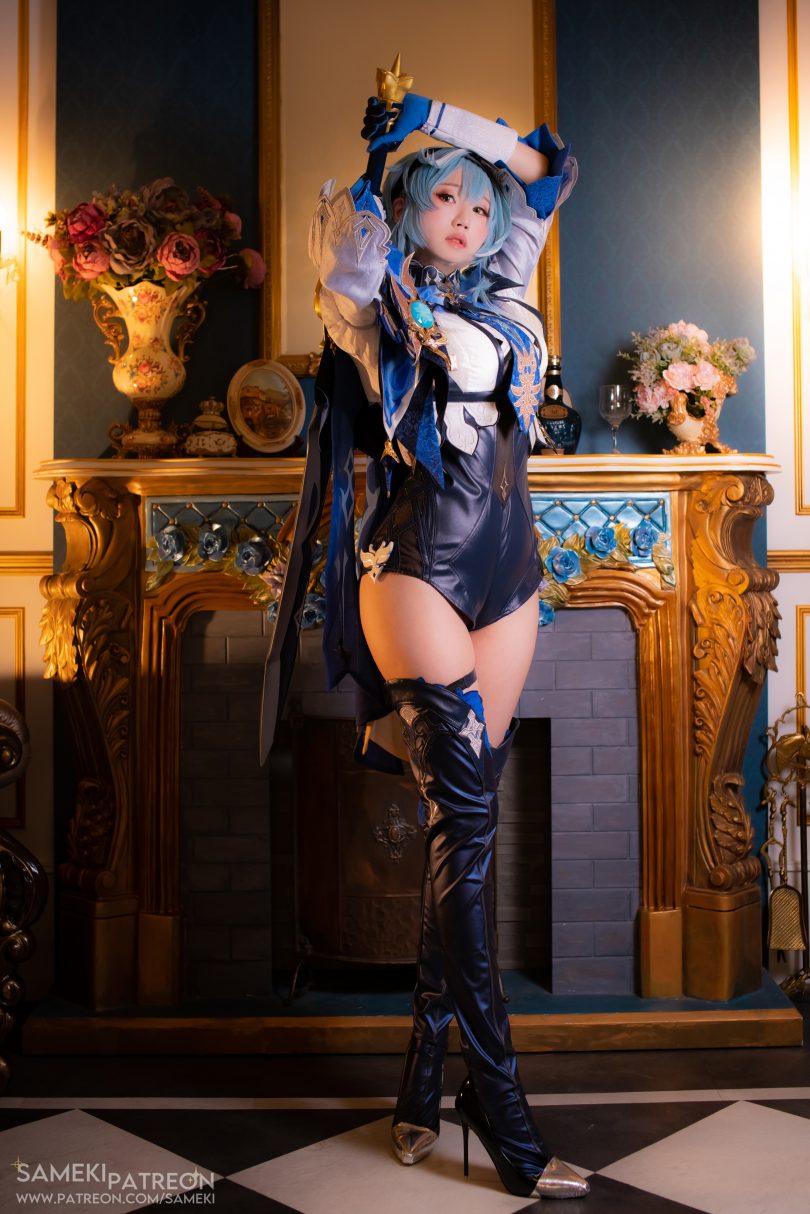 sameki cos优菈 | sameki_原神·Eula优菈cos作品 [53P-269MB]