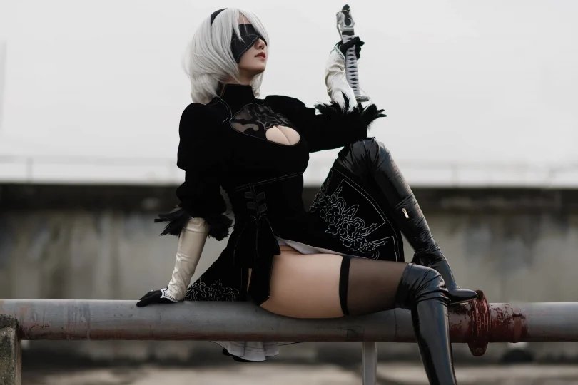 小仓千代w cos 2B | 小仓千代w_8月舰长·2B原皮cos作品 [20P-104MB]