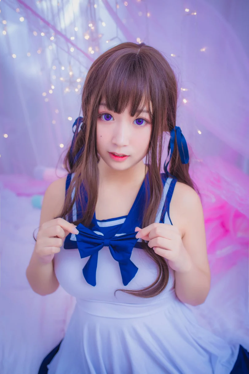 猫九酱Sakura cosplay | 猫九酱Sakura_猫妹·连衣水手服cos作品 [11P-105MB]