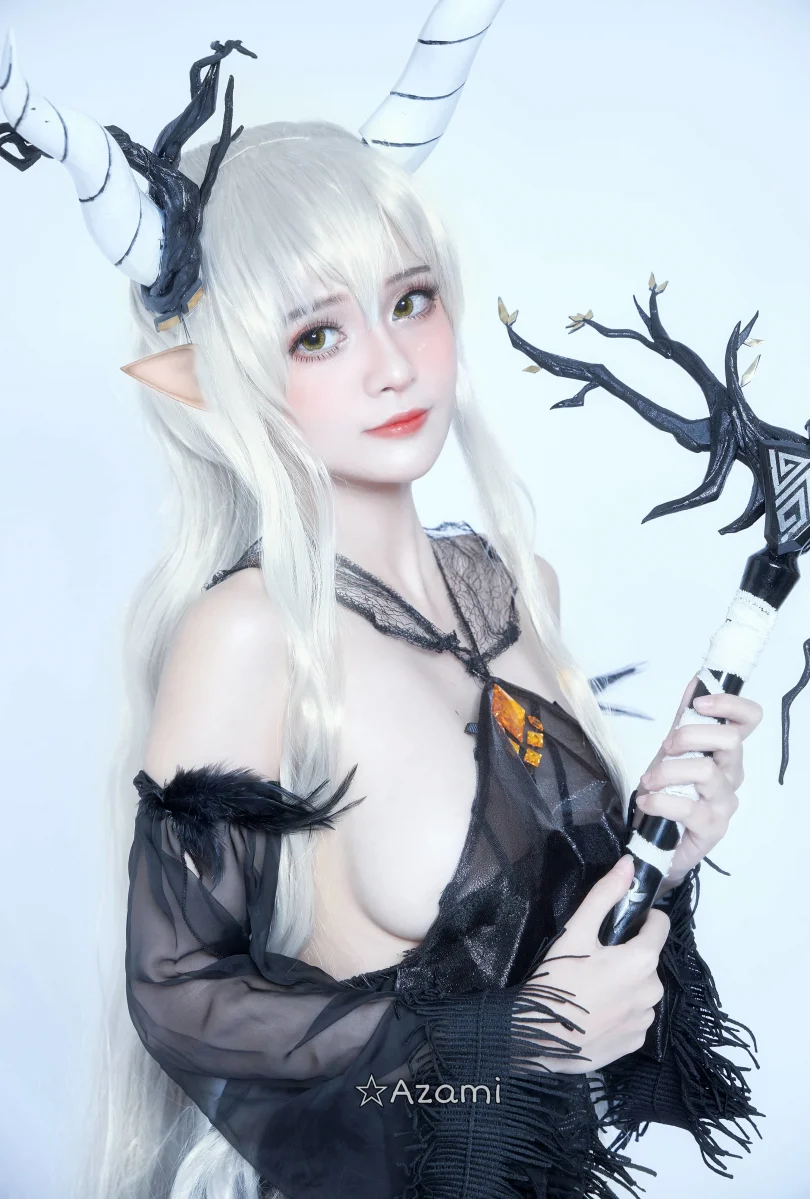 Azami cos闪灵 | Azami_明日方舟·闪灵cos作品 [15P-129MB]