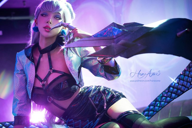 雨波HaneAme_英雄联盟·LOL Evelynn KDA ALL OUT cos作品 [25P-72MB]