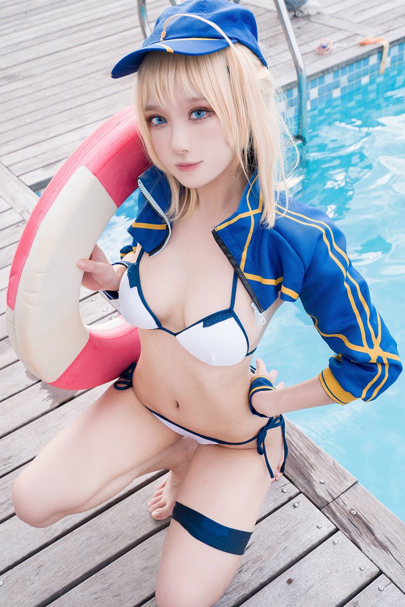 阿包也是兔娘cos冲田总司 | 阿包也是兔娘_FGO·冲田总司cos作品 [26P-386MB]