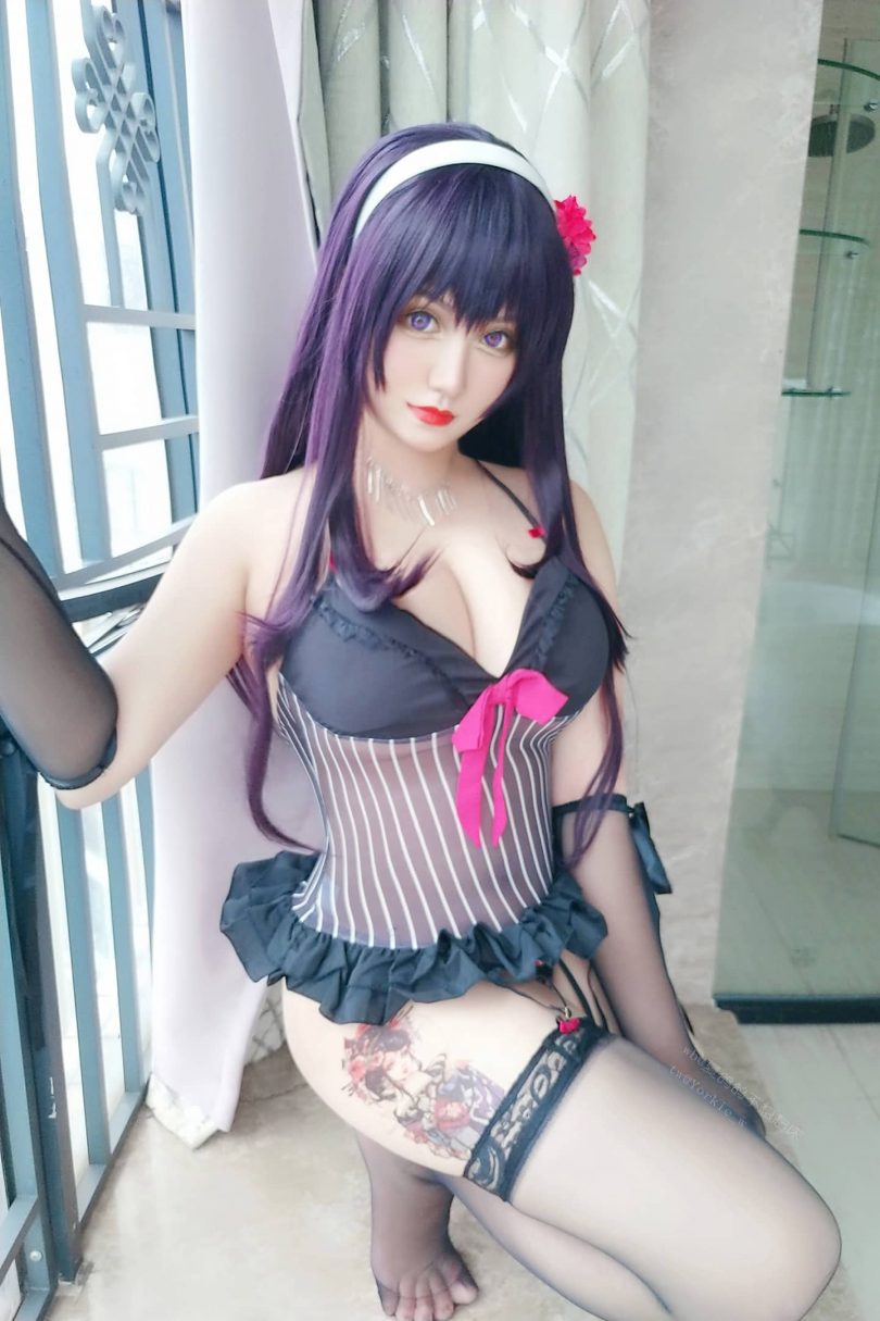 夏鸽鸽不想起床cos图包 | 夏鸽鸽不想起床_路人女主·霞之丘诗羽cos [43P2V-80MB]