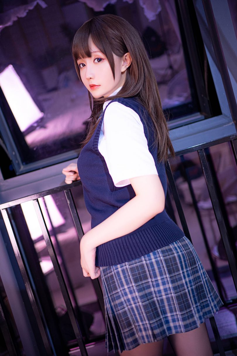 星之迟迟_JK系列cosplay | 星之迟迟_JK·纯爱之槛cos合集  [80P-328MB]