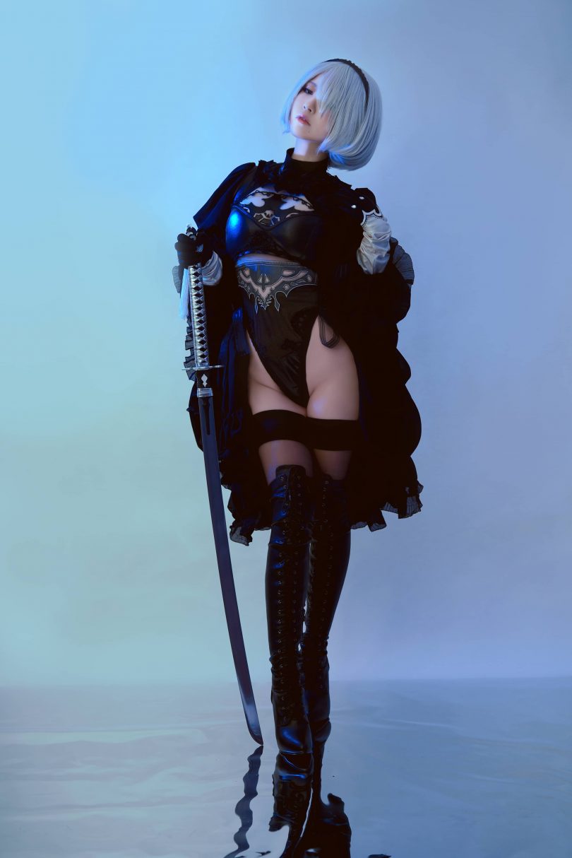 半半子_2B cos系列  | 半半子_《尼尔：机械纪元》·Nier 2B cos作品 [50P-379MB]