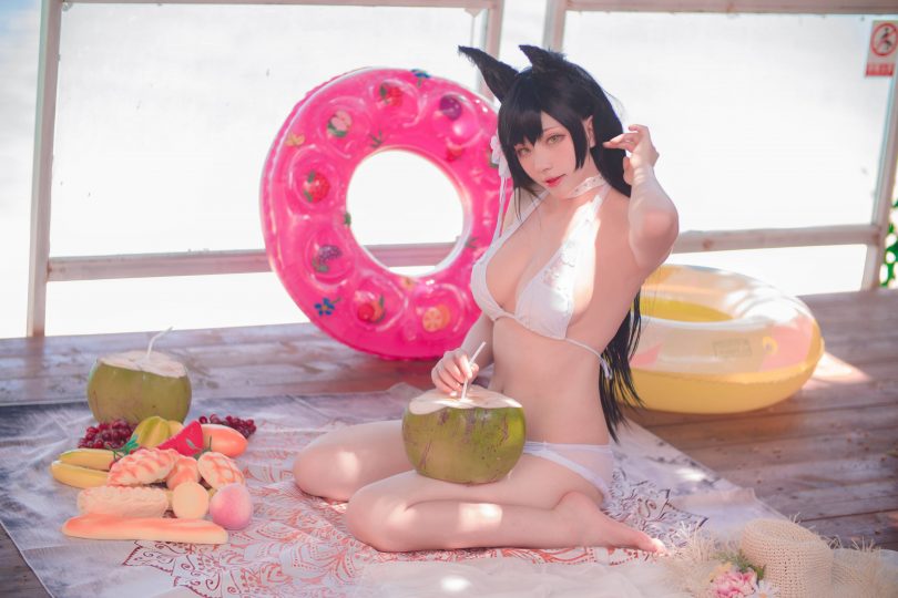 起司块wii cos爱宕 | 起司块wii_碧蓝航线·爱宕泳装cos作品 [42P-255MB]