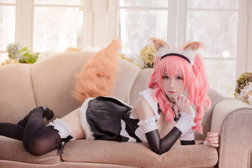 白神泱_女仆cos系列 | 白神泱_FATE·玉藻前+玛修cos作品 [63P-52MB]