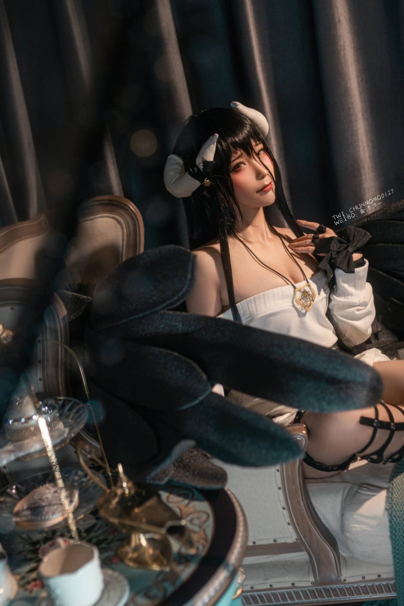 蠢沫沫cos雅儿贝德 | 蠢沫沫_Overlord·雅儿贝德毛衣cos作品 [40P-432MB]