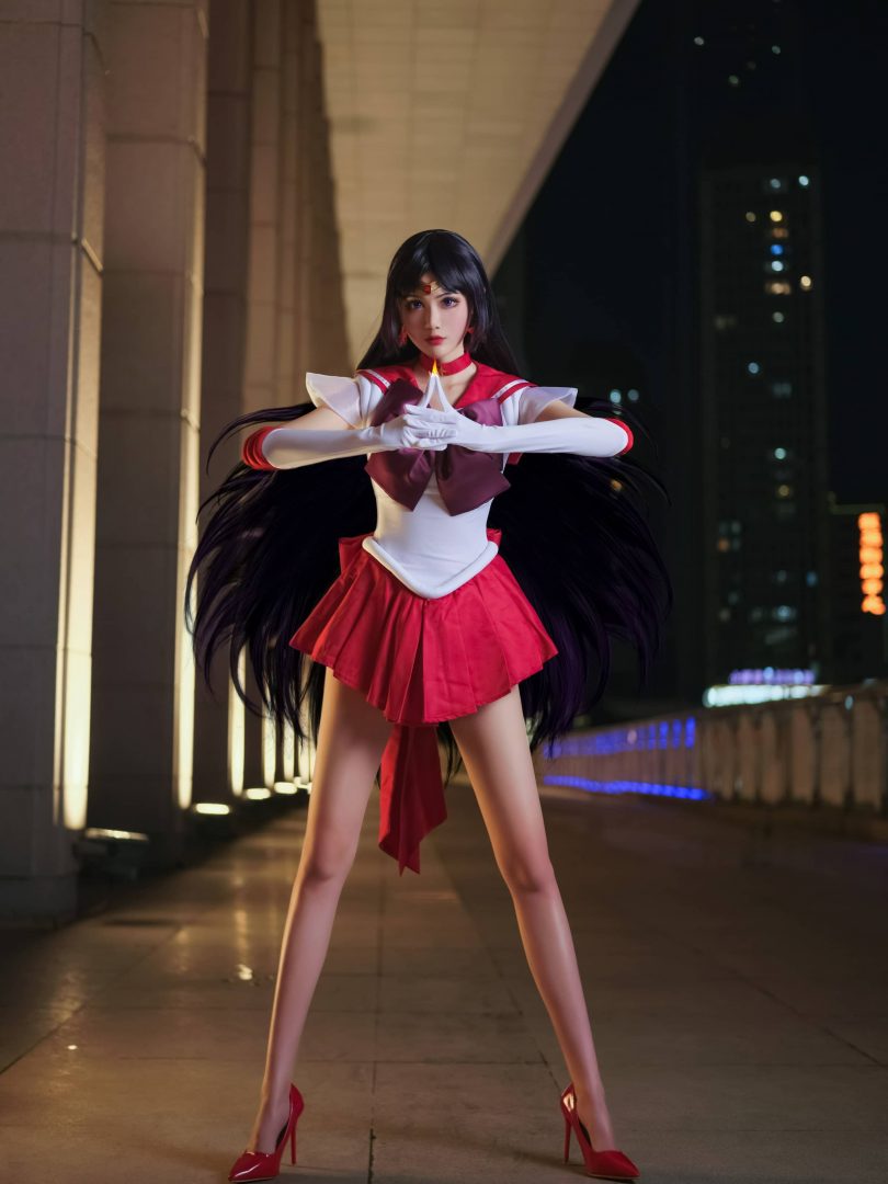 一米八的大梨子cos火野丽 | 一米八的大梨子_美少女战士·火野丽cos [47P-644MB]