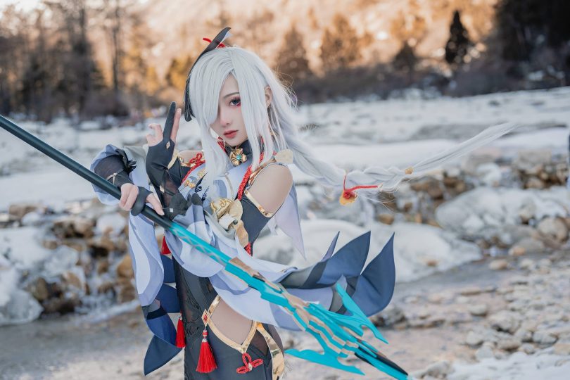 如月灰cos申鹤 | 如月灰_原神·申鹤cos作品 [15P-202MB]