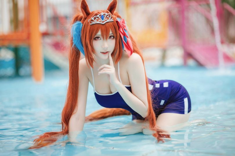 瓜希酱cos大和赤骥 | 瓜希酱_赛马娘·大和赤骥cos作品 [30P-211MB]