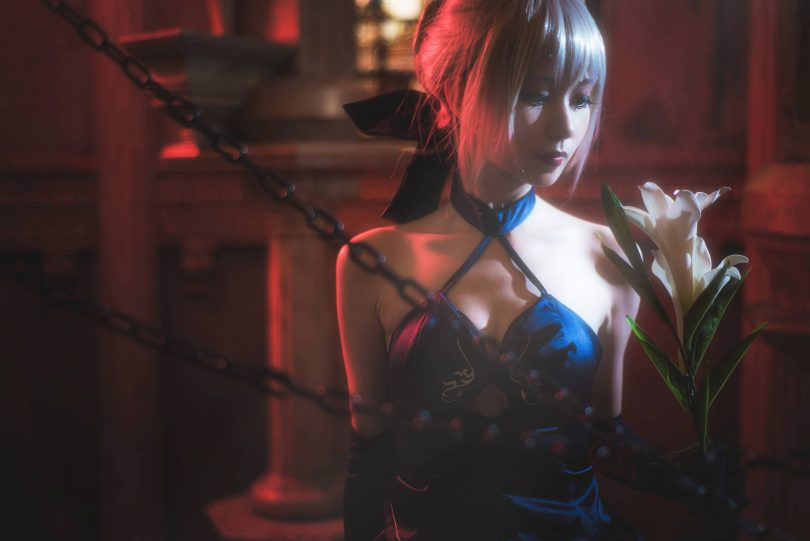 阳炎型小菠萝cos黑呆 | 阳炎型小菠萝_ FGO·黑呆破满cos作品 [17P-95MB]