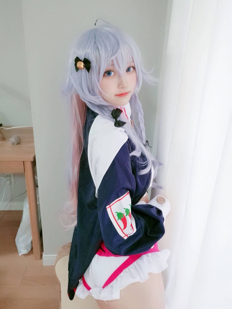 千阳(ちよ)cos七奈神乐 | 千阳快起床_狗妈·七奈神乐cos作品 [15P-26MB]