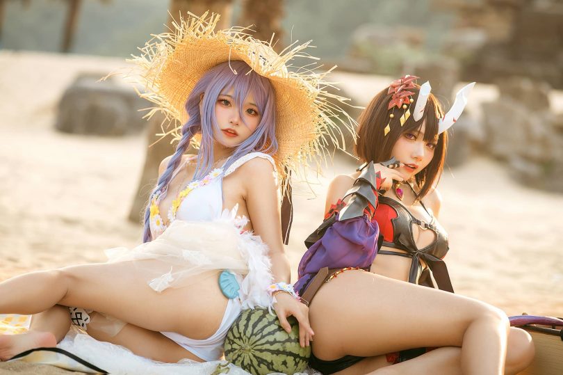 伊喵君_Nya &#038;是一只熊仔吗cos | 伊喵君Nya_公主连结·静流cos作品 [38P-147MB]