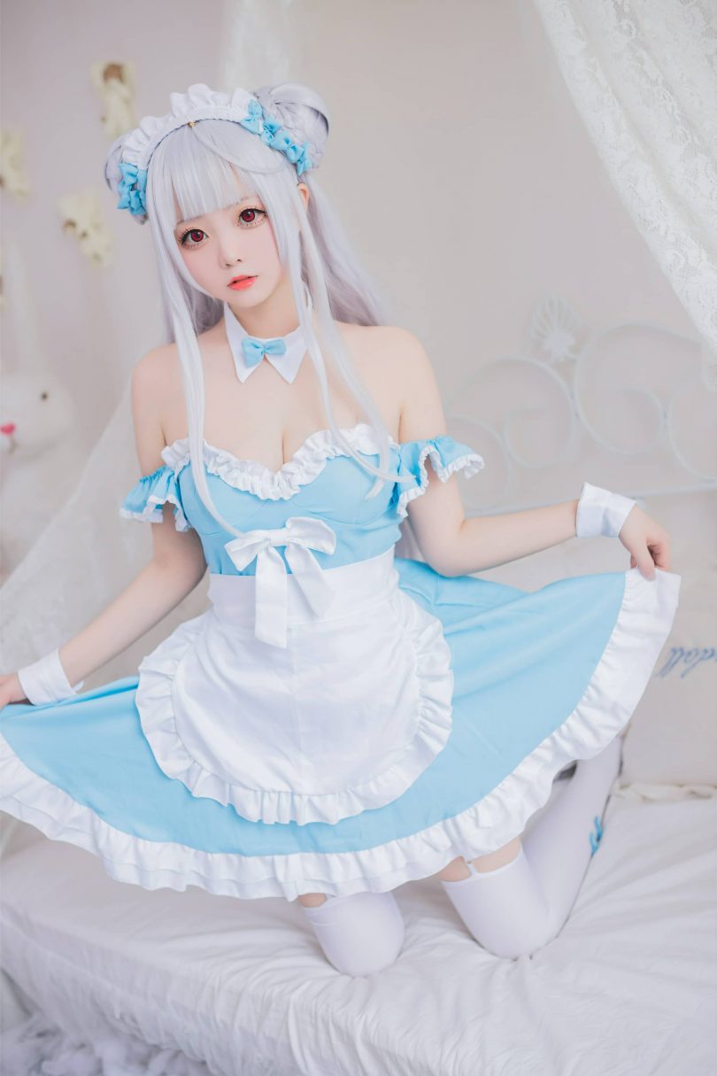 嶋葵cos女仆 | 嶋葵_女仆·纯洁小天鹅cos作品 [41P-169MB]