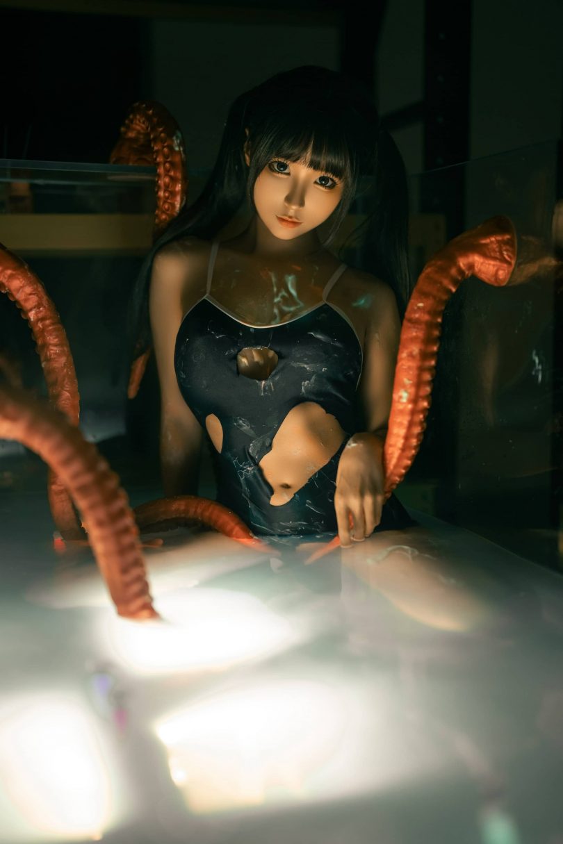 蠢沫沫_死库水cos | 蠢沫沫_深渊·死库水 触手cos作品 [17P-313MB]