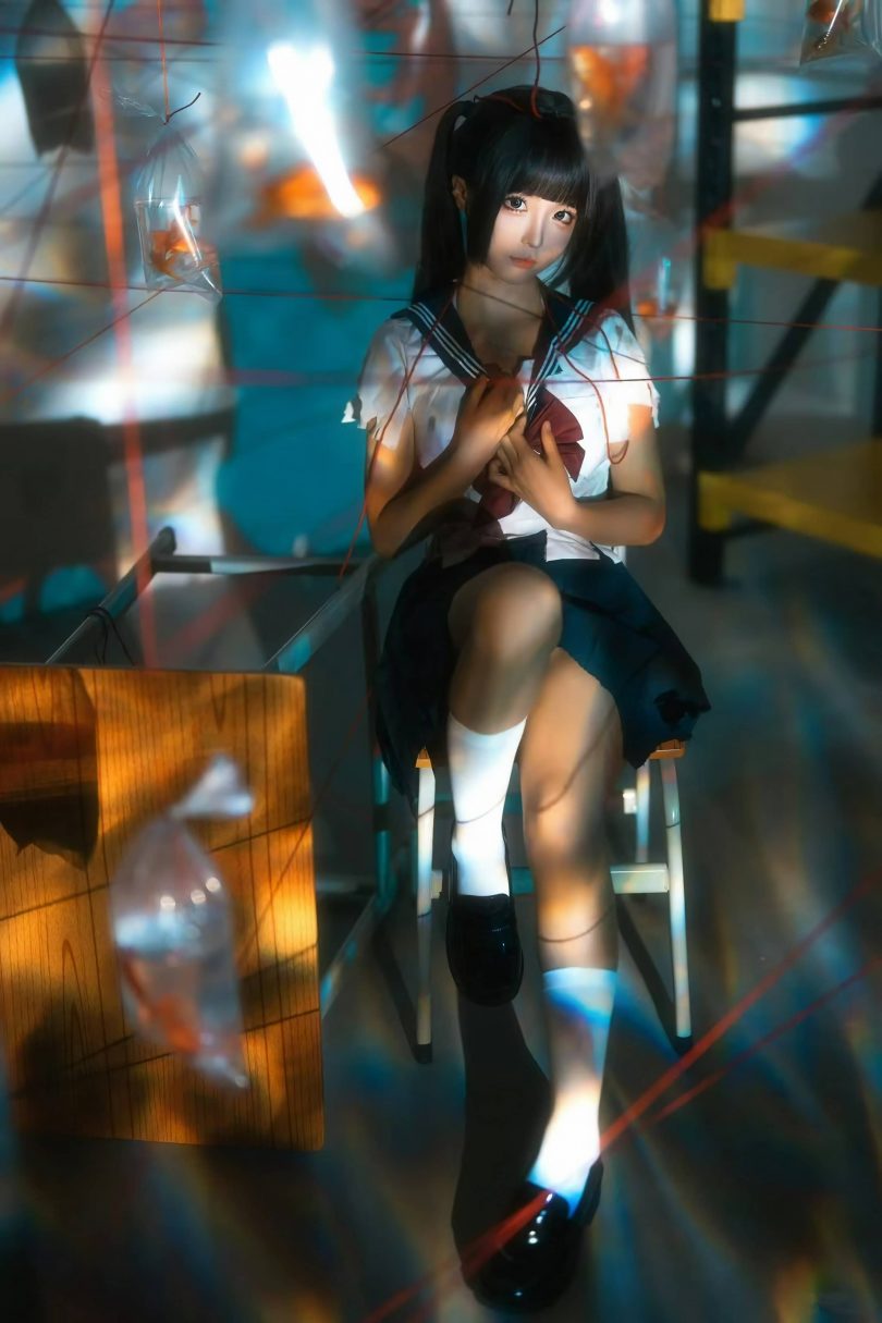 蠢沫沫_JK cosplay | 蠢沫沫_JK系列·梦鱼cos作品 [11P-120MB]