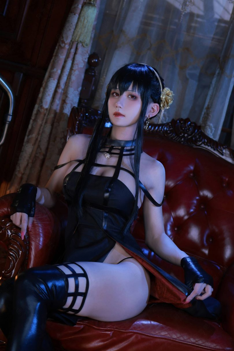 桜满三时cos约尔福杰 | 桜满三时_间谍×过家家·约尔礼服cos [45P-446MB]