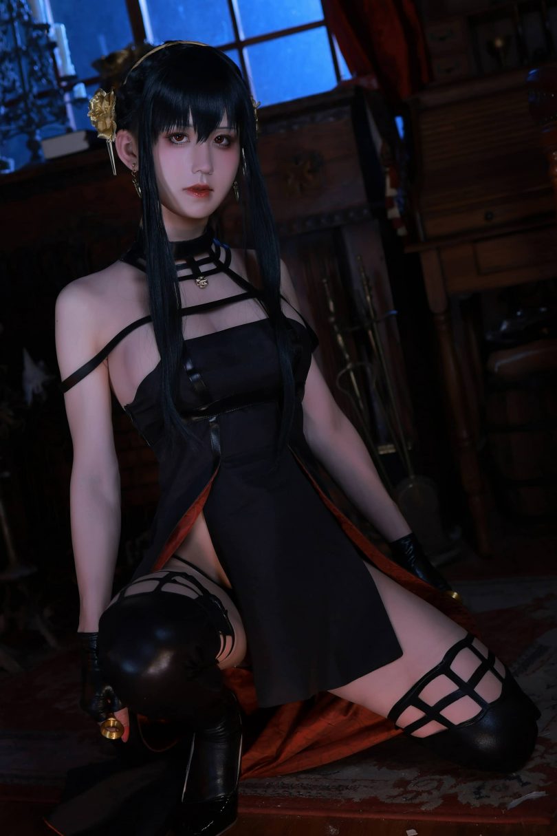 桜满三时cos约尔福杰 | 桜满三时_间谍×过家家·约尔礼服cos [45P-446MB]