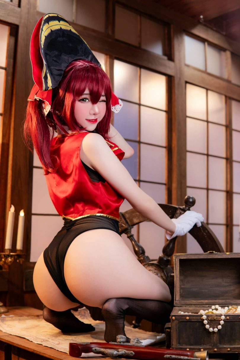 Sally Dorasnow cos宝钟玛琳 | Sally Dorasnow_Hoshou Marine·宝钟玛琳cos [19P-154MB]