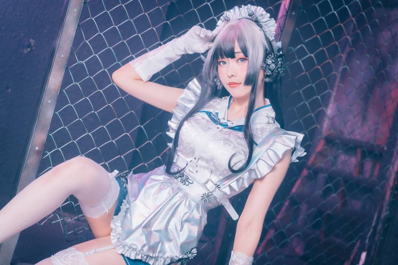 ElyEE子_Violane青辉石·赛博女仆cos [28P-93MB] | ElyEE子cos赛博女仆