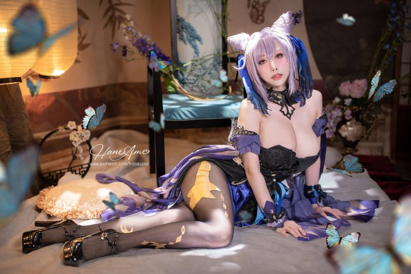 雨波_HaneAme cos刻晴 | 雨波HaneAme_原神·刻晴cos作品 [170P9V-1.47GB]