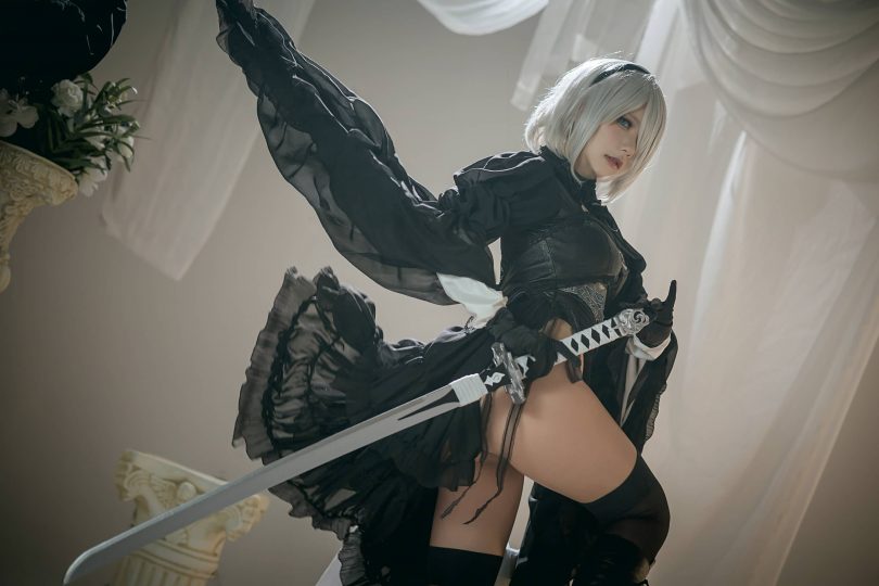 是一只熊仔吗cos尤尔哈2B | 是一只熊仔吗_尼尔机械纪元·2B cos [6P-15MB]