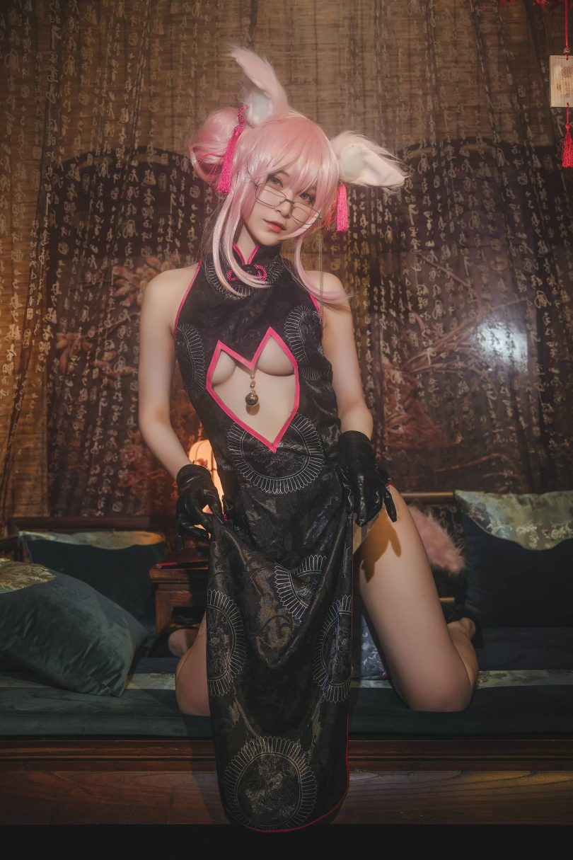 铁板烧鬼舞w_FGO·玉藻前黑旗袍cos [35P-506MB] | 铁板烧鬼舞w cos玉藻前