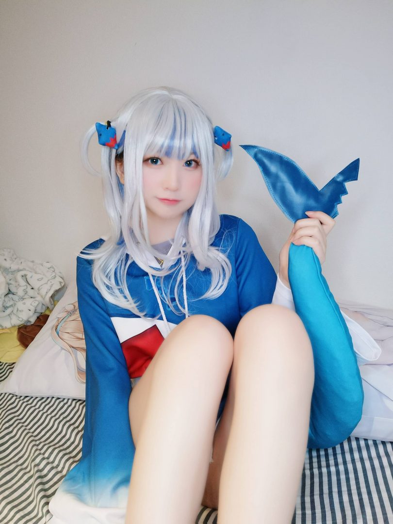 Yuki亭cos噶呜古拉 | Yuki亭_鲨鱼少女·噶呜古拉cos作品 [14P-34MB]