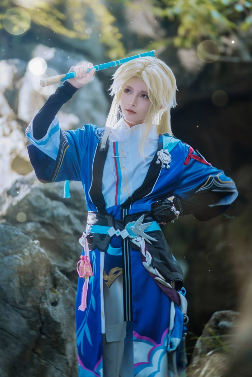 腥味猫罐cos景元 | 腥味猫罐_星穹铁道·景元cos作品 [12P-35MB]