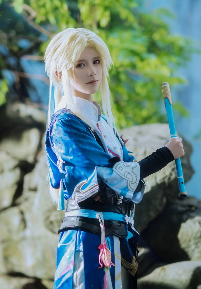 腥味猫罐cos景元 | 腥味猫罐_星穹铁道·景元cos作品 [12P-35MB]