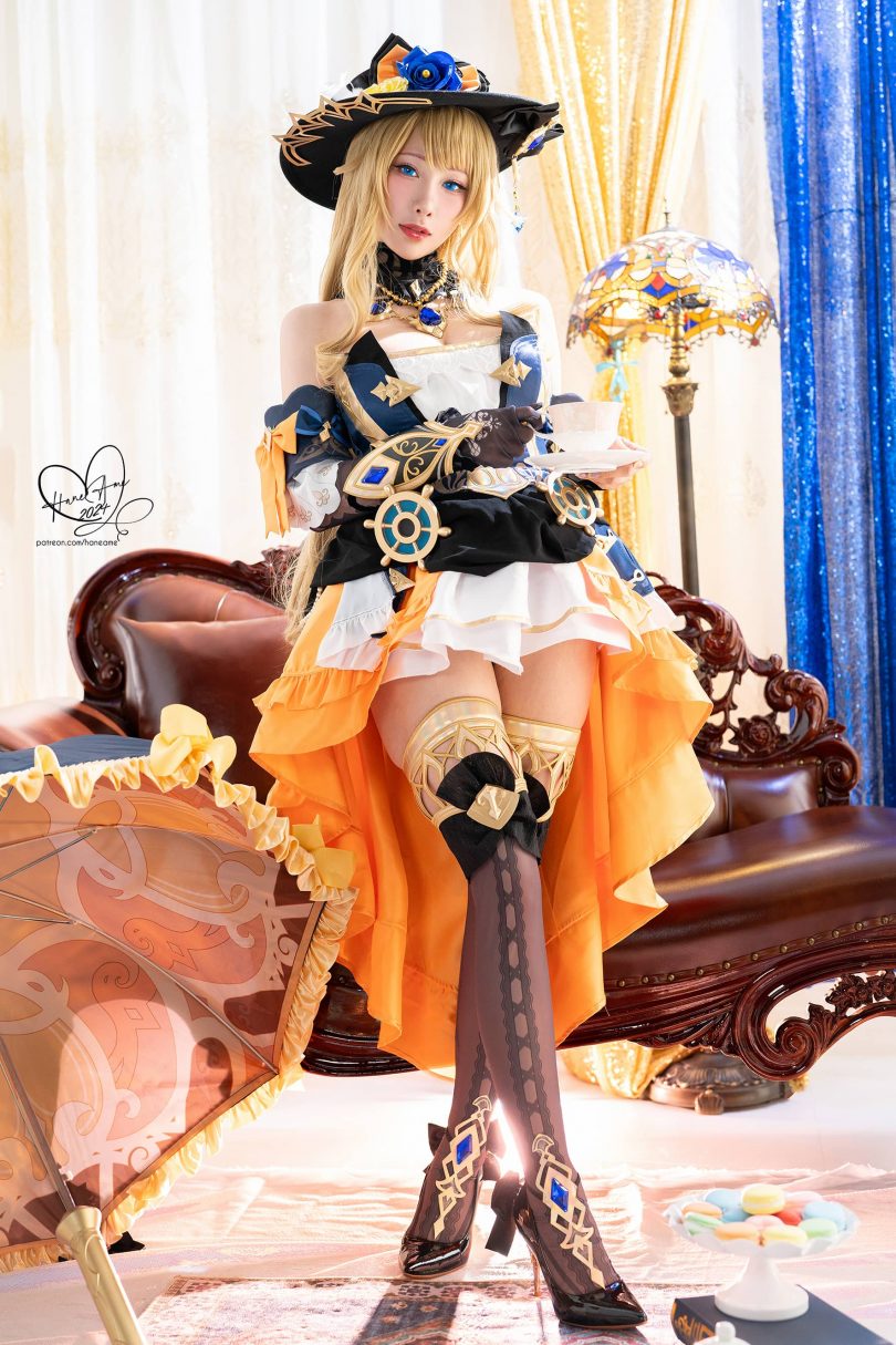 雨波_HaneAme cos娜维娅 | 雨波HaneAme_原神·娜维娅cos作品 [136P9V-1.02GB]