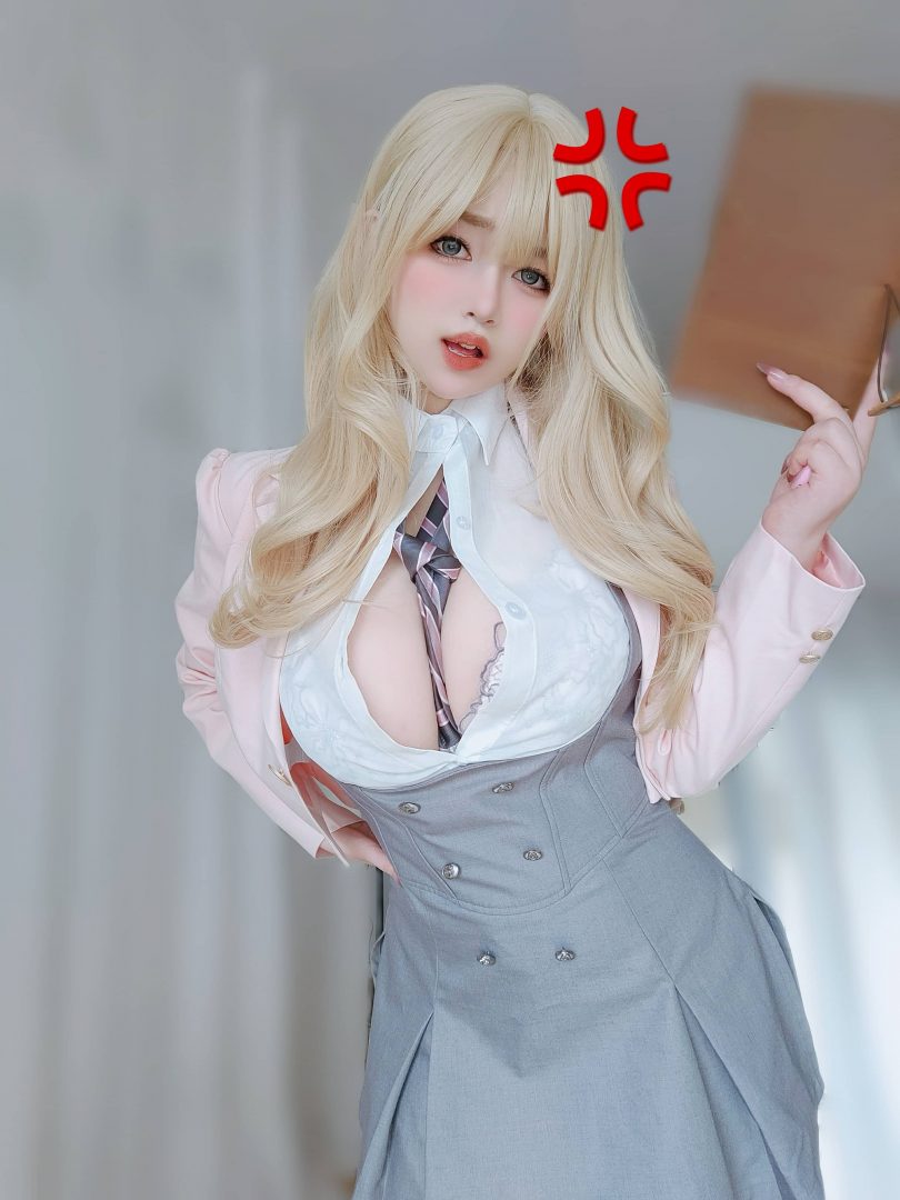 女主K cos OL女郎 | 女主K_OL·催眠傲娇的前辈cos作品 [78P-396MB]