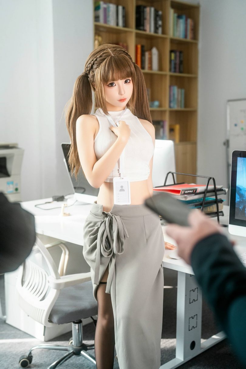 蠢沫沫cos OL女郎 | 蠢沫沫_工作时间·OL女郎cos作品 [98P-2.59GB]