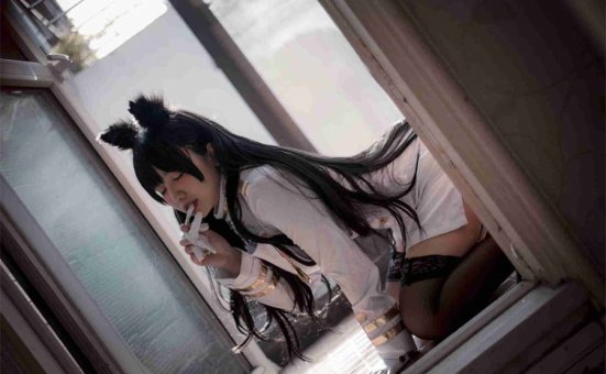 阿半今天很开心个人介绍，经典爱宕造型震撼登场！