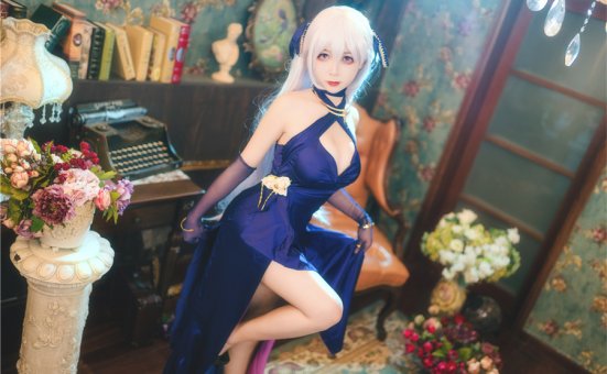 樱落酱w个人介绍，浪漫花海中的妖精仙子