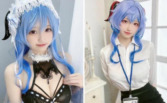 千阳快起床小姐姐cos《原神甘雨》引爆二次元魅力！